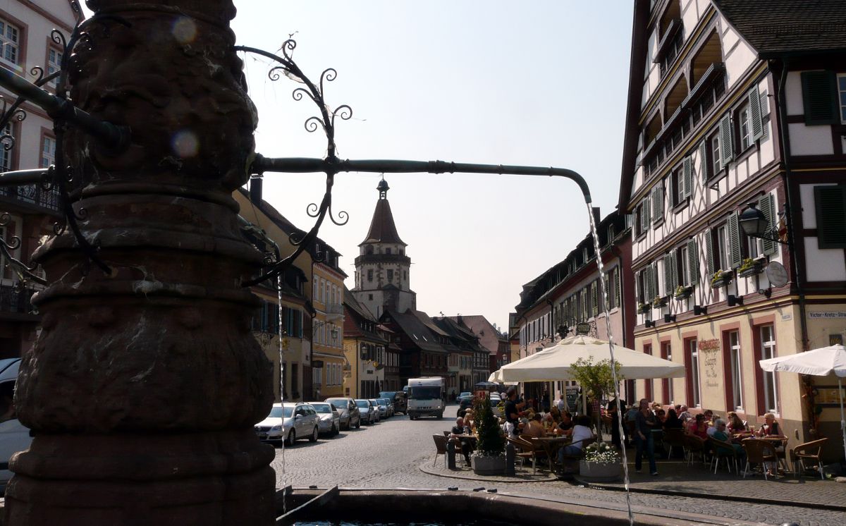 Der Marktbrunnen von Gengenbach