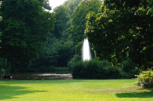 Fontäne im Schlossgarten von Sayn