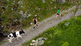 Bei einem Bergmarathon wie dem Montafon-Arlberg-Marathon gibt es manchmal überraschende Motivationshilfe. von TVB St. Anton am Arlberg, Fotograf Patrick Säly Bei einem Bergmarathon wie dem Montafon-Arlberg-Marathon gibt es manchmal überraschende Motivationshilfe. von TVB St. Anton am Arlberg, Fotograf Patrick Säly