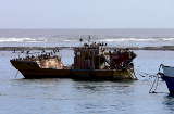 Schiffswrack im Hafen von Port Nolloth von Winfried Bruenken