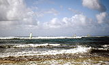 Windsurfer am Sunset Beach von Hihawai