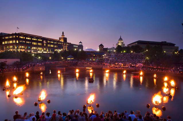 Waterfire Festival Providence Rhode Island Hihawai Com